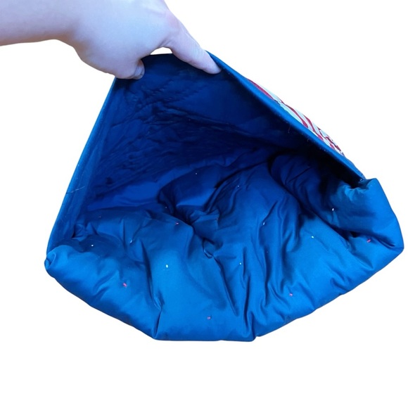 Handmade Quilted Pillow Quillow American Flag Mini Square Patchwork - Picture 14 of 16